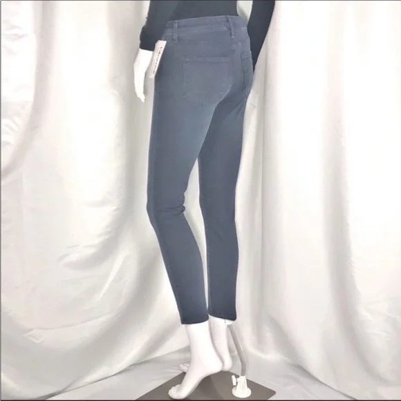 L’Agence Blue Ash Margot High Rise Skinny Crop Sz25 Zip Fly Button Close 5Pocket - Picture 5 of 16